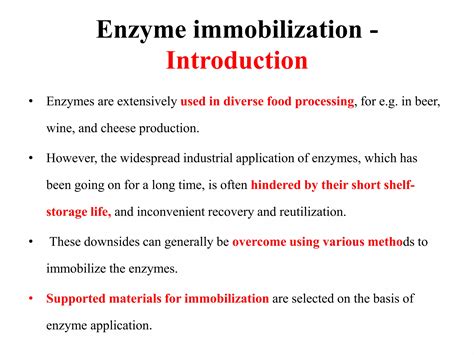 Immobilized Enzymes PPT