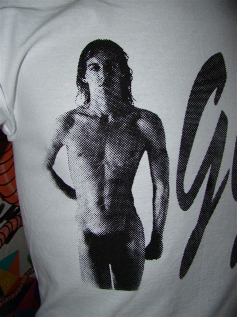 Iggy Pop Nude T Shirt Naked Rockstar Etsy