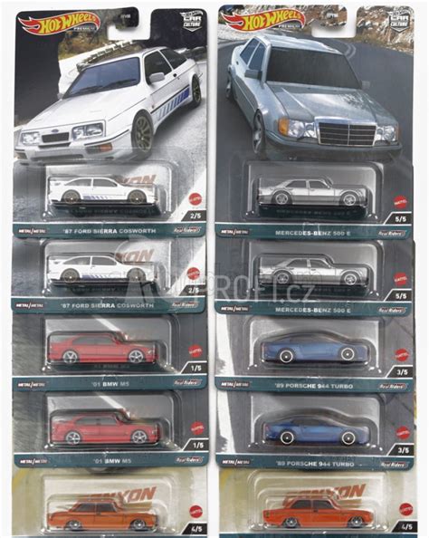 Mattel hot wheels Mercedes benz Set Assortment Pieces Canyon Warriors Cars Různé