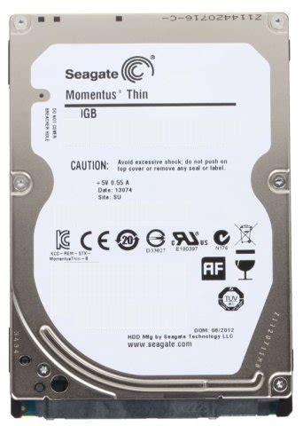 Seagate ST500LT012 Momentus Thin 5400.9 500GB 2.5-inch 7mm SATA Laptop