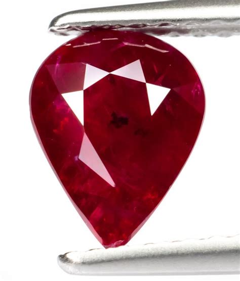 No Reserve Deep Red Mozambique Ruby Ct Catawiki