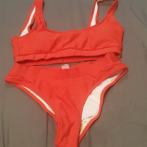 Swim Nwot Womens Red Bikini Poshmark