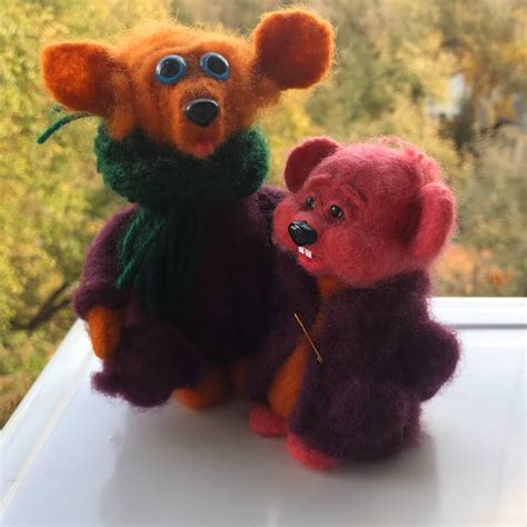 Игрушки из войлока