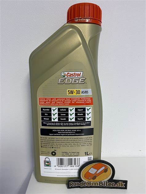 Castrol Edge Fluid Titanium A5/B5 5w-30 motorolie