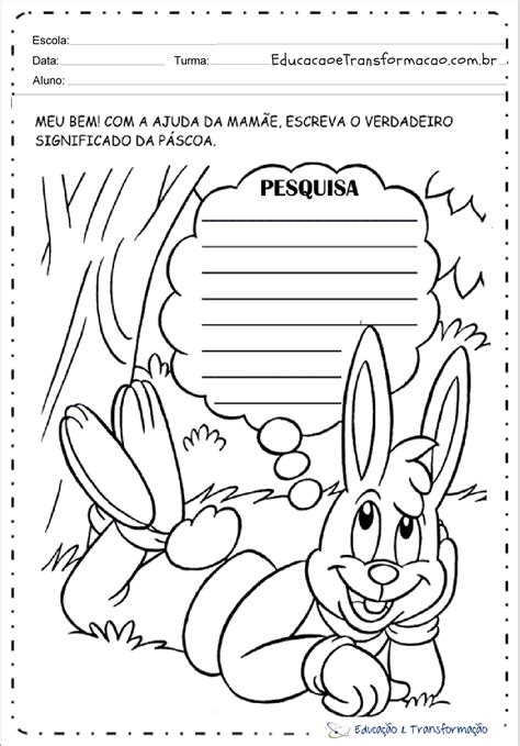 Atividade Sobre O Verdadeiro Sentido Da Pascoa - Atividade Sobre O Verdadeiro Sentido Da Pascoa - NAZAEDU