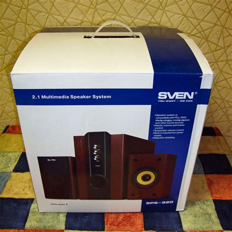 Колонки SVEN SPS-820, дерево (SV-0130820WD) — купить в интернет ...