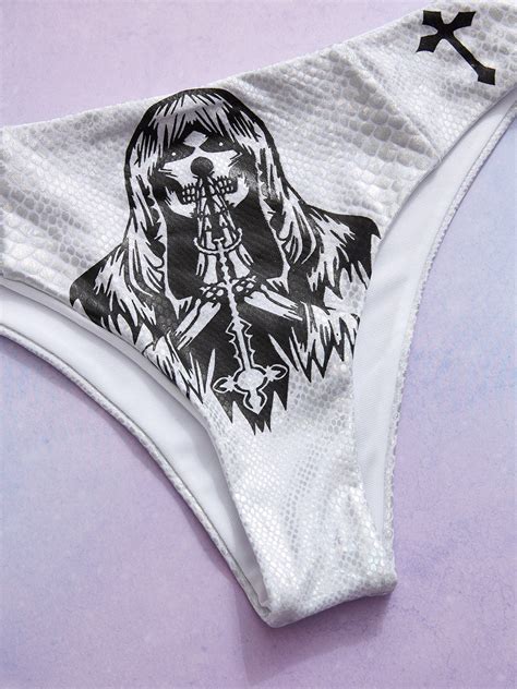 Emmiol Free Shipping Metallic Bandeau Bikini Set Silver S In Bikini Sets Online Store EMMIOL