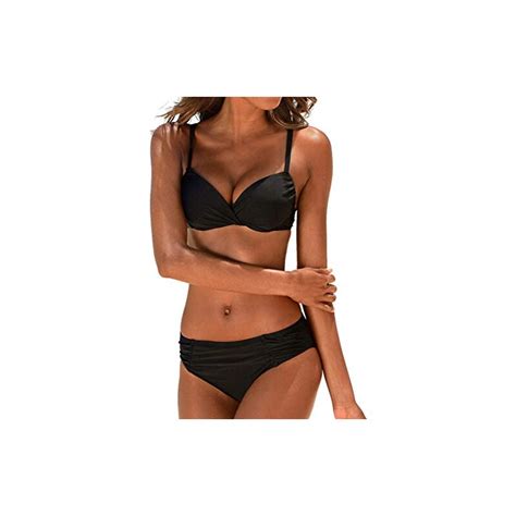 Itisme Bikini Set Bikini Brasiliana Donna Mare Push Up Sexy Vita Alta Donna Boemia Imbottito