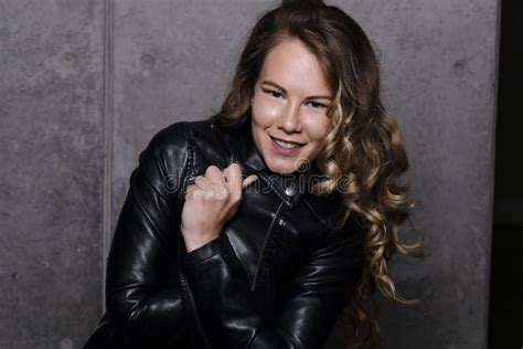 A Gorgeous Blonde Model In Studio Stock Image Image Of Clothes Elegant