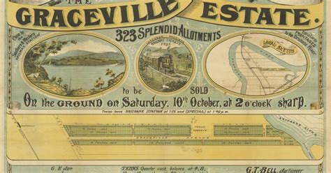 Graceville Estate 1885 Map Of The Week State Library Of Queensland