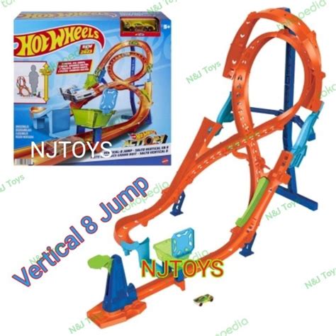 Jual Original Hot Wheels Track Vertical Jump Trackset Mainan Trek Mobil Hotwheels