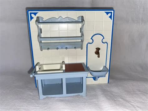 Playmobil Meuble Vier Bassine Cuisine Belle Poque Victorian