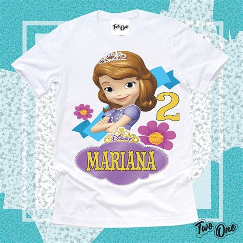 Princess Sofia Birthday Shirtprincess Sofia Personalized Shirtsofia