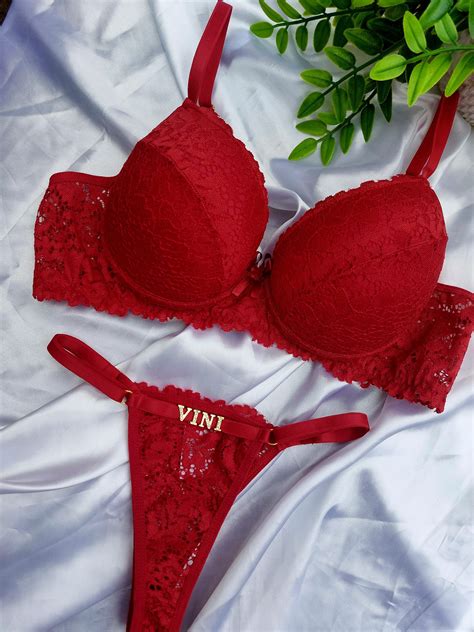 Conjunto Helena Personalizado Vermelho Loka S Lingerie