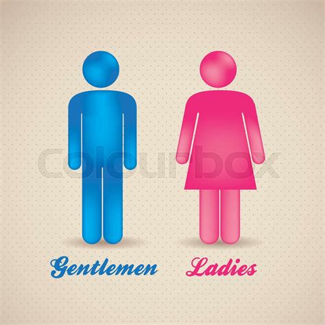 illustration of lady and gentleman vector illustration | Stock vector ...