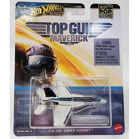 Hot Wheels Premium Pop Culture F A 18E Super Hornet Top Gun Maverick Beige Hot Wheels E