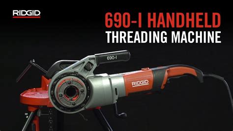 Ridgid I Handheld Threading Machine Youtube