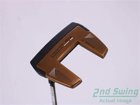 Used Ping Heppler Tyne 3 Putter Slight Arc Steel Left Handed Black Dot