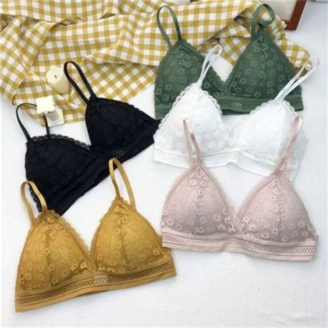 Ready Stock Bikini Seamless Non Wire Sexy Lace Bra Shopee Malaysia