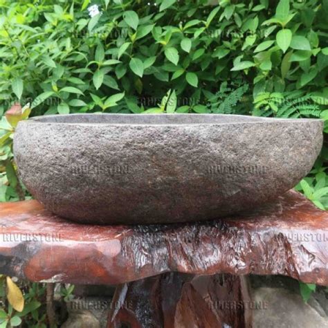 Раковина из речного камня 52x31 RS1241 купить в Banglo
