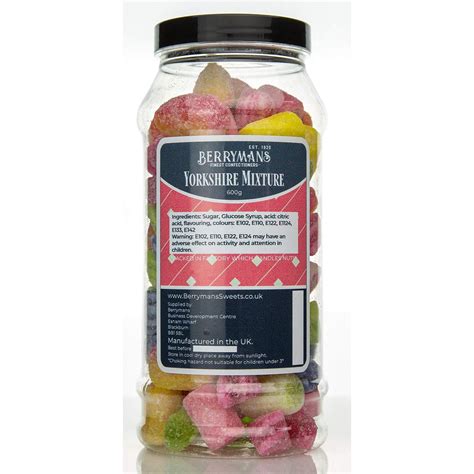 Yorkshire Mixture Voted The Uks 1 Favourite Sweet Shop Berrymans