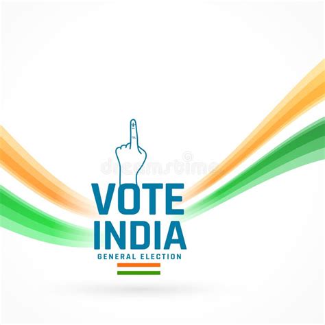 Vote India General Election Background A Symbol Of Diversity Stock