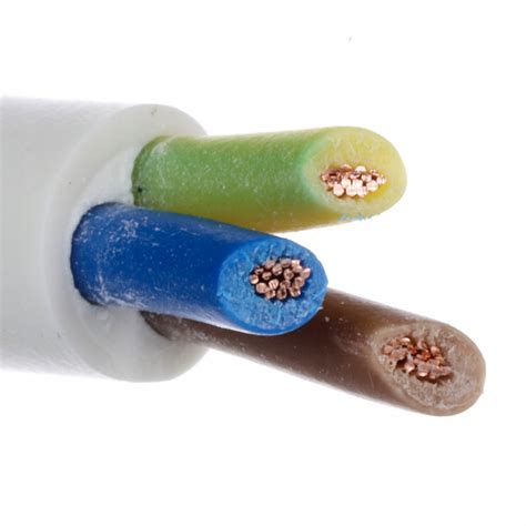 Kabel elektryczny 3-żyłowy OMY 3x1 linka - 5m (H03 3x1 biały-5) • Cena ...