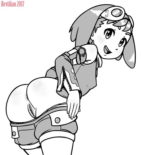 Sketch Reward Aero Megaman Legends By Rev Hentai