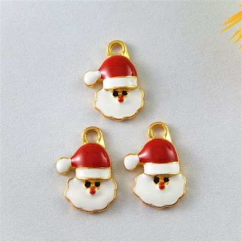 Pcs Lot Cute Christmas Dec Santa Claus Necklace Pendant Bracelet