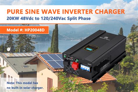 20000 Watt 48v Pure Sine Wave Inverter Charger 120v 240vac Split