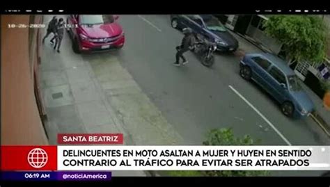 Santa Beatriz Malhechores En Moto Asaltaron A Mujer PNP NNAV AMTV