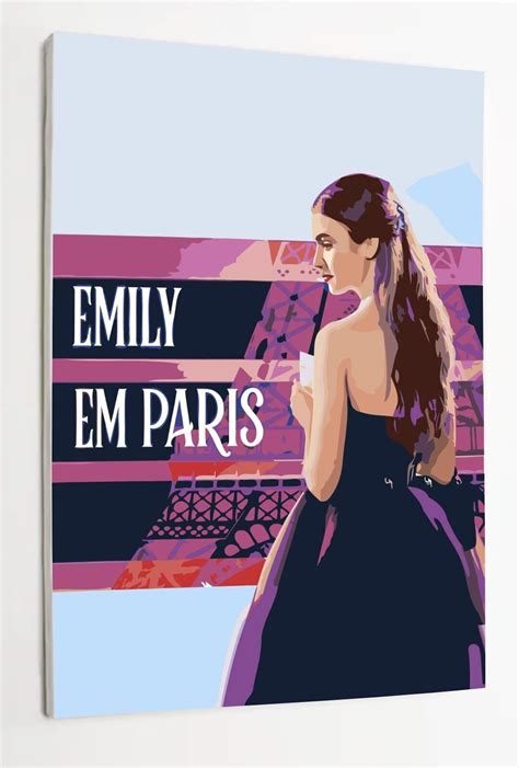 Купить Картина по номерам Эмили в Париже в платье