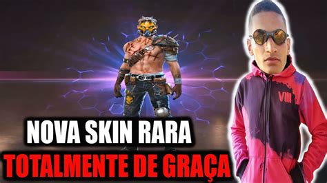 Free Fire Ao Vivo Nova Skin Rara De Gra A Treino Emulation