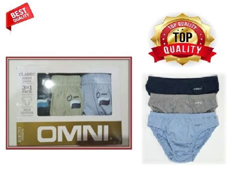 ORIGINAL OMNI Bikini Brief 3 In 1 Pack For Men Lazada PH