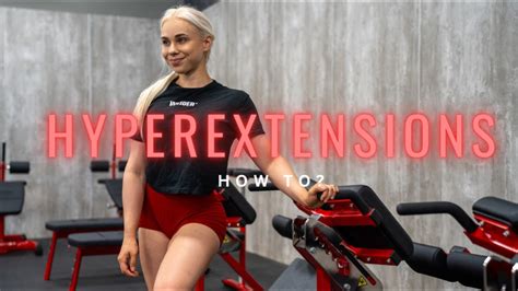Tutorial Hyperextensions Von WEIDER Bikini Athletin Laura YouTube