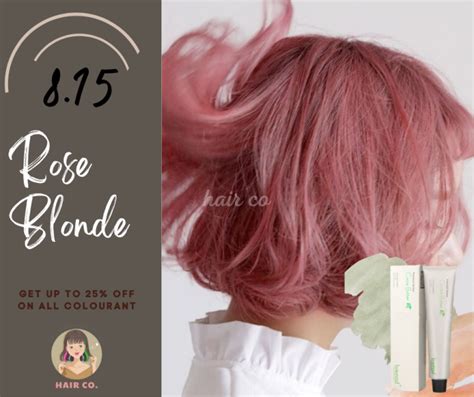 Rose Blonde Hair Color Bremod Premium Series 100ml Lazada PH