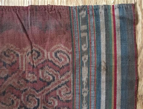 Iban Dayak Tribe Old Fabric Cloth Vintage Ikat Skirt Sarawak Malaysian