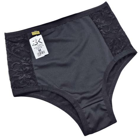 Kit Calcinha Cal Ola Cintura Alta Lingerie Senhora Hot Pants Forma Grande Tamanhos Plus Size E