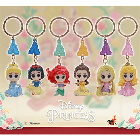 Hot Toys Disney Princess Cosbaby Keychain Belle Snow White Ariel Aurora Shopee Singapore