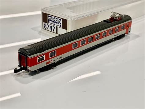 Märklin 8747 Personenwagen SBB Restaurant Spur Z Kaufen auf Ricardo