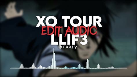 Xo Tour Llif3 『edit Audio』 Youtube