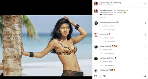 Priyanka Chopra Shares Picture In Bikini Bindi Bangles Nick Jonas