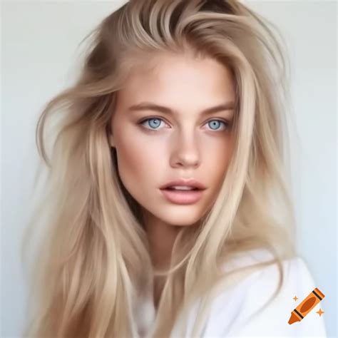 Amanda Seyfried Smiling With Curly Blonde Hair And Green Eyes In Natural Setting On Craiyon