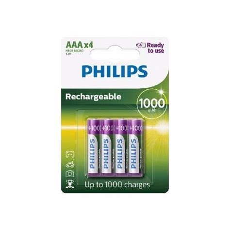 AKUMULATOR Ni Mh AAA R03 1000mAh 1 2V DC 1blister PHILIPS Sklep