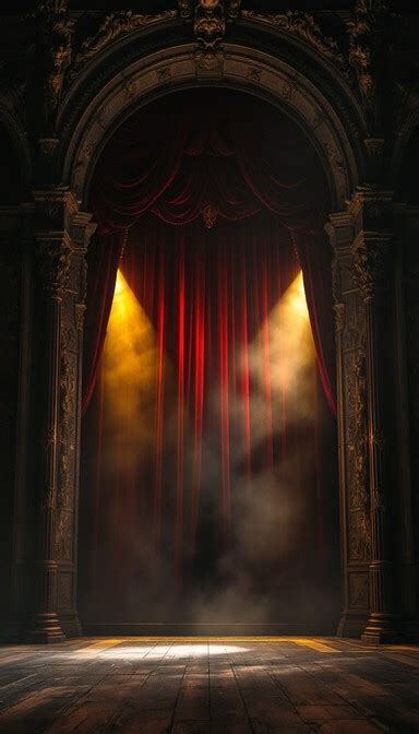 gothic stage illuminated image gothic theatrical mysterious