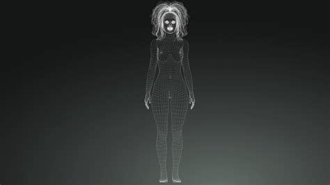 D Model Realistic Woman In Bikini VR AR Low Poly CGTrader