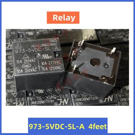 Mini Electronic Relay 973-5VDC 12VDC 24VDC-SL-A Brand New 4-Pin Home ...