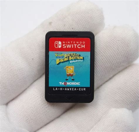 SPONGEBOB SQUAREPANTS BATTLE For Bikini Bottom Rehydrated Nintendo Switch Game PicClick UK