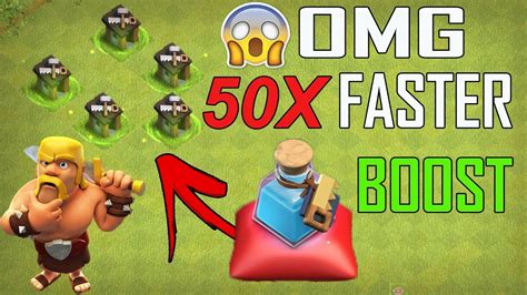 Boost Your All Builders 50x Faster For Real Finish Every Upgrade Within An Hour Clash Of