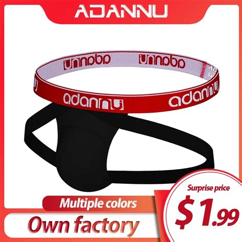 Roupa Interior De Algod O Respir Vel Para Homens Sexy Gay Jockstrap Calcinha Masculina Tanga U